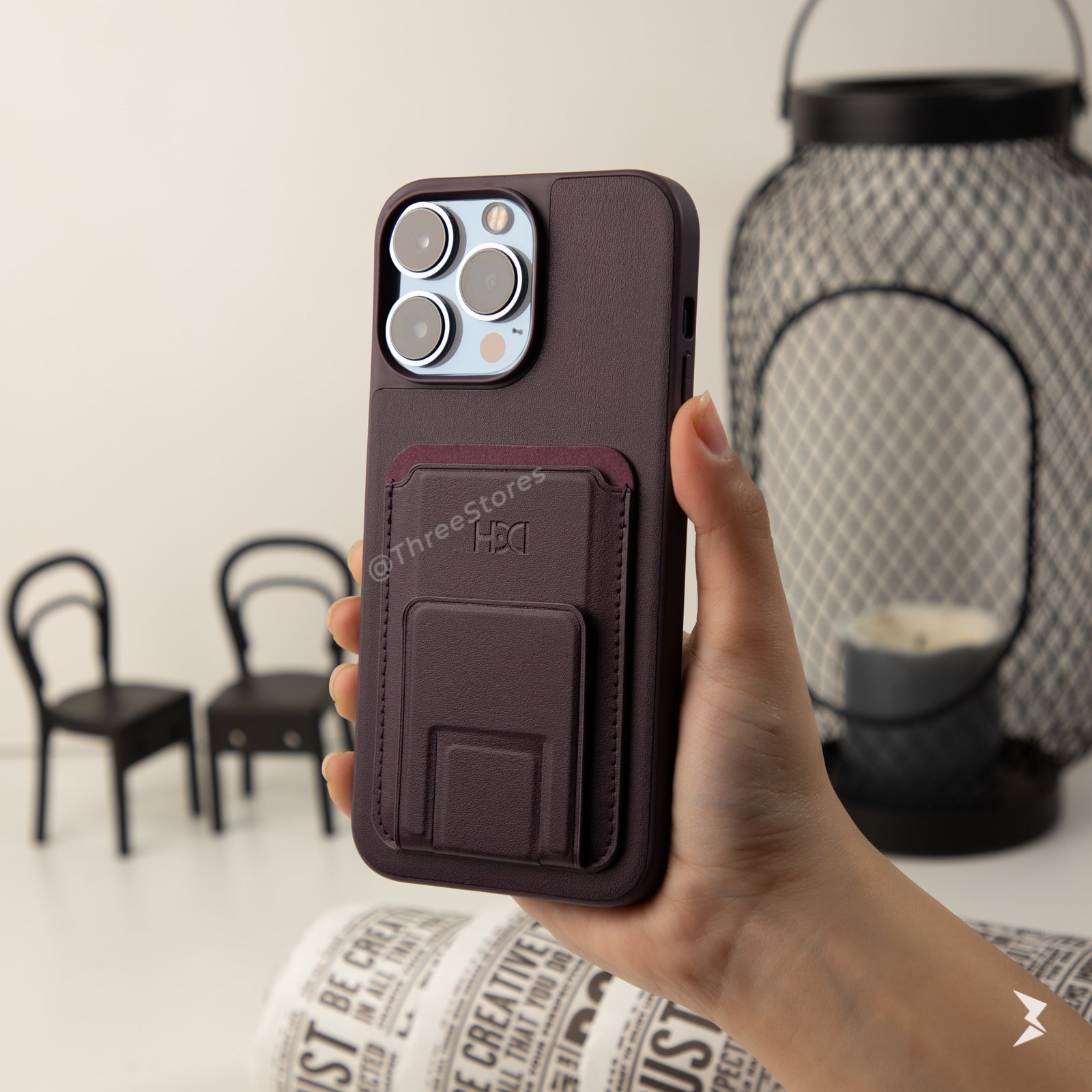 HDD Magnetic Stand Card Leather Case iPhone 11