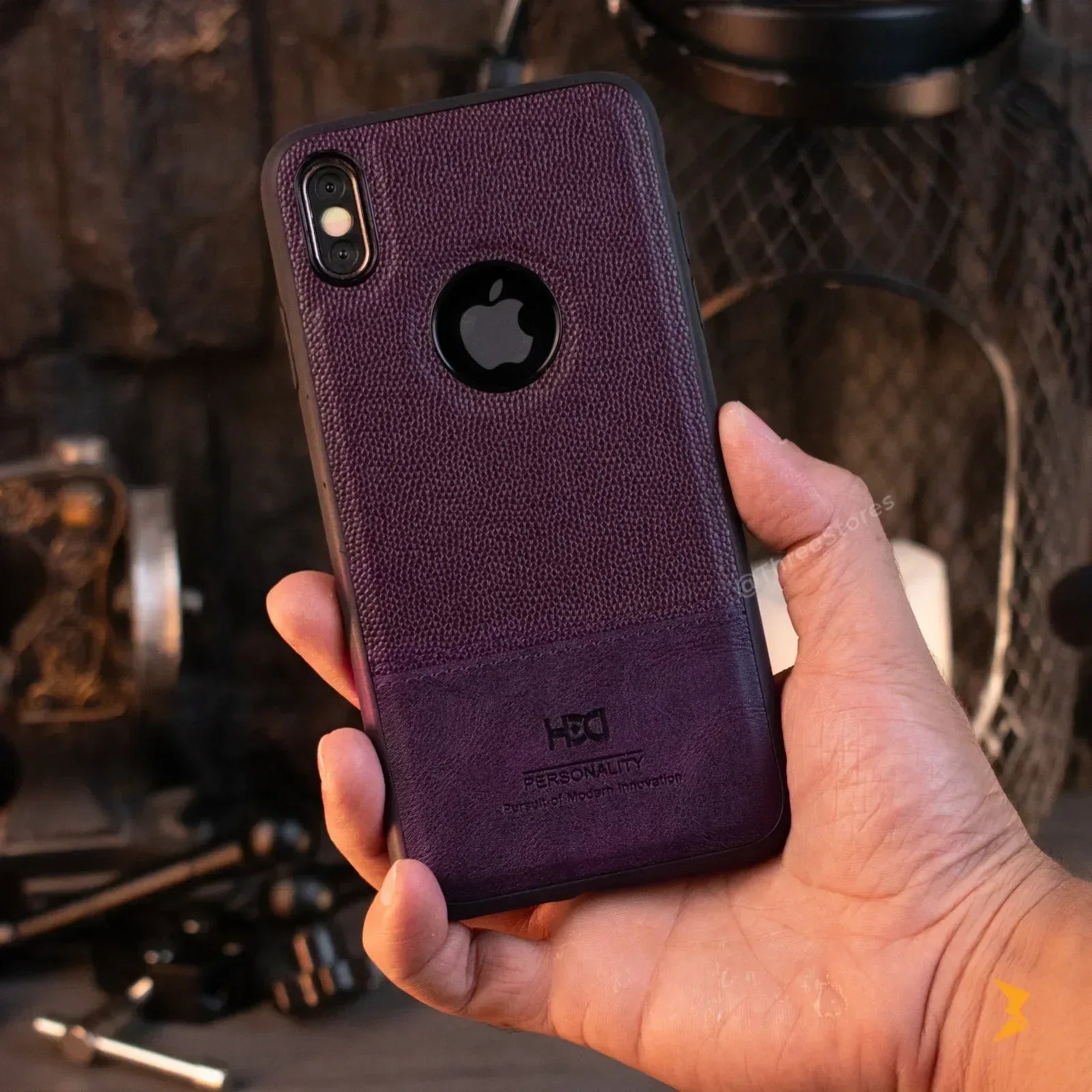 HDD Mix Leather Case iPhone X Max - Three