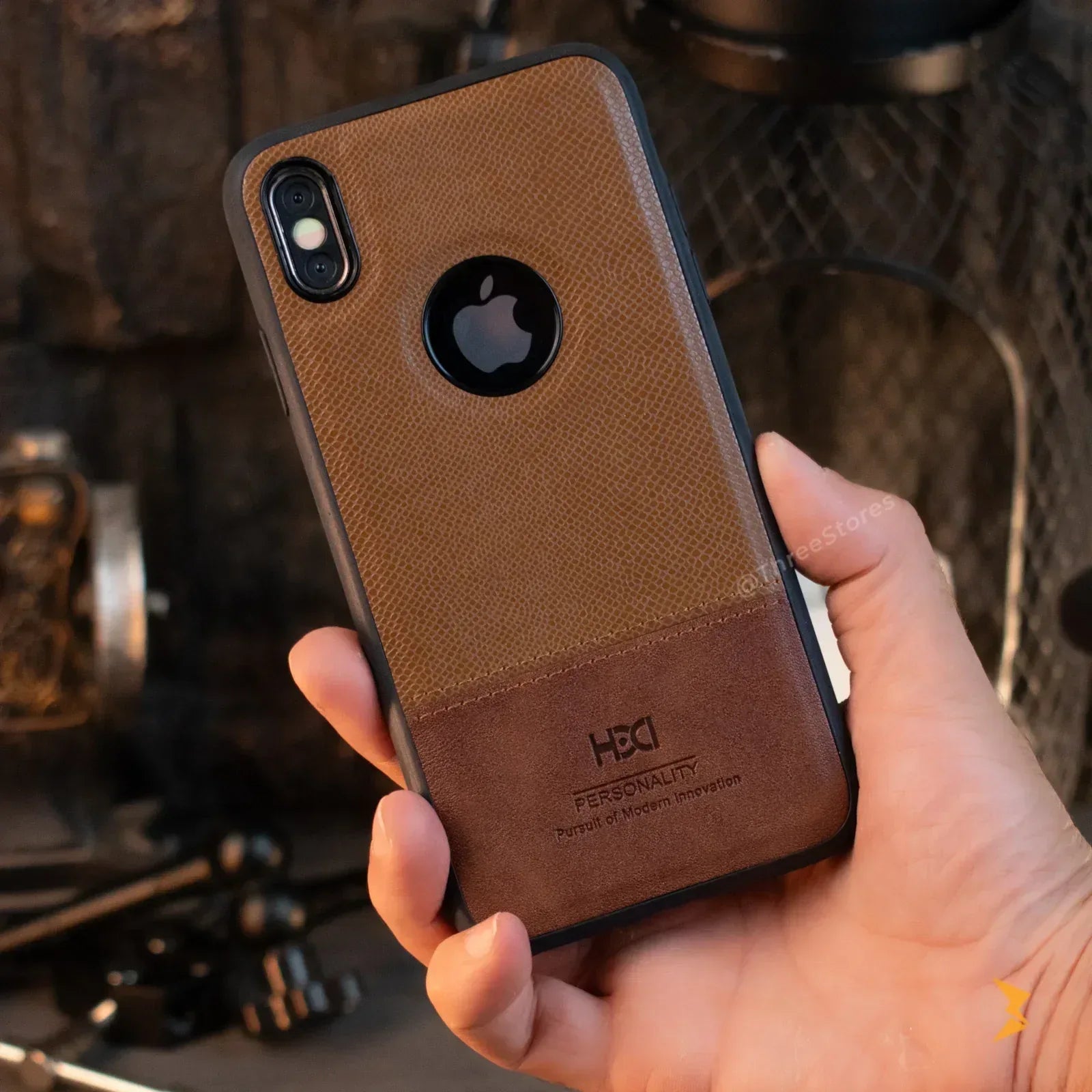 HDD Mix Leather Case iPhone X Max - Three