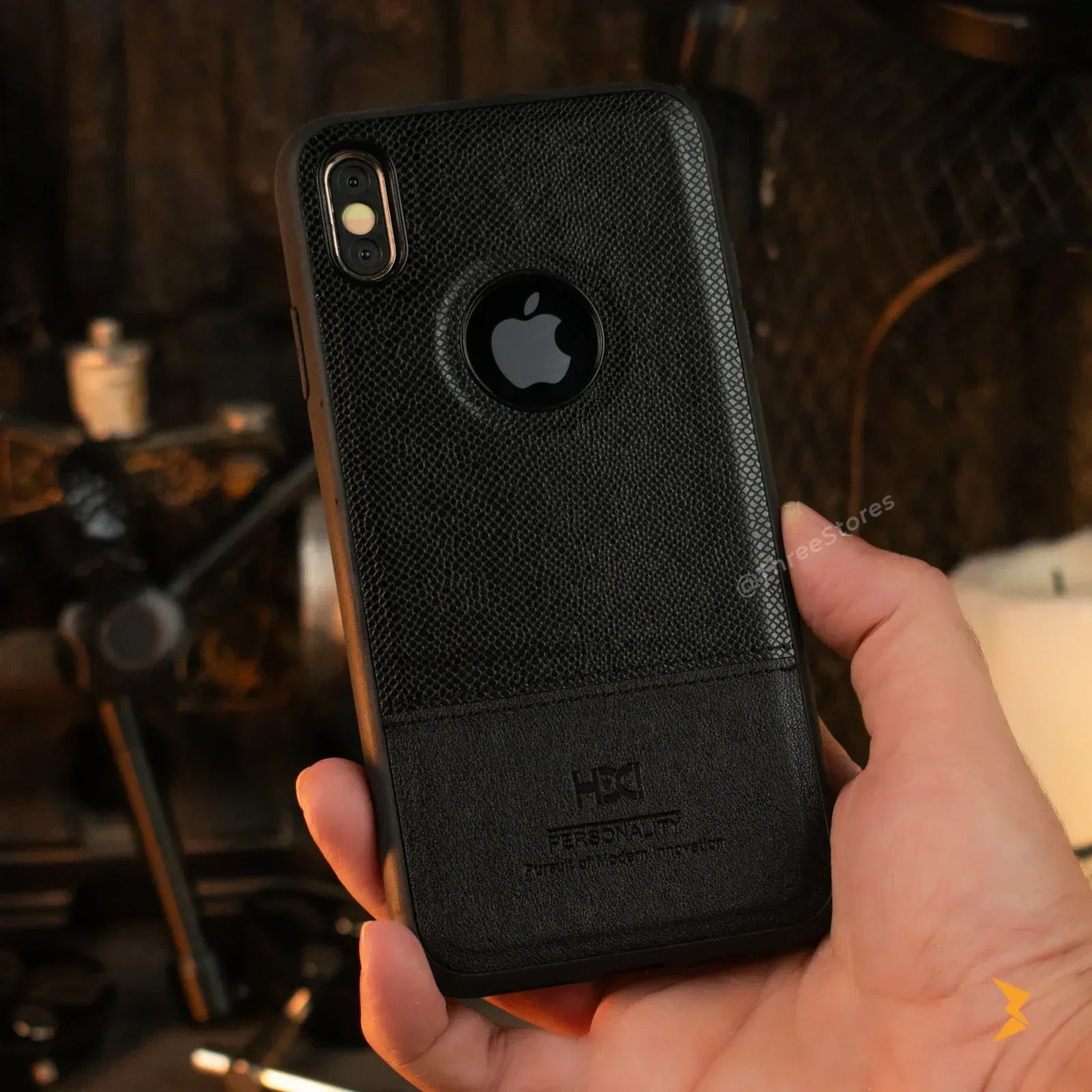 HDD Mix Leather Case iPhone X Max - Three