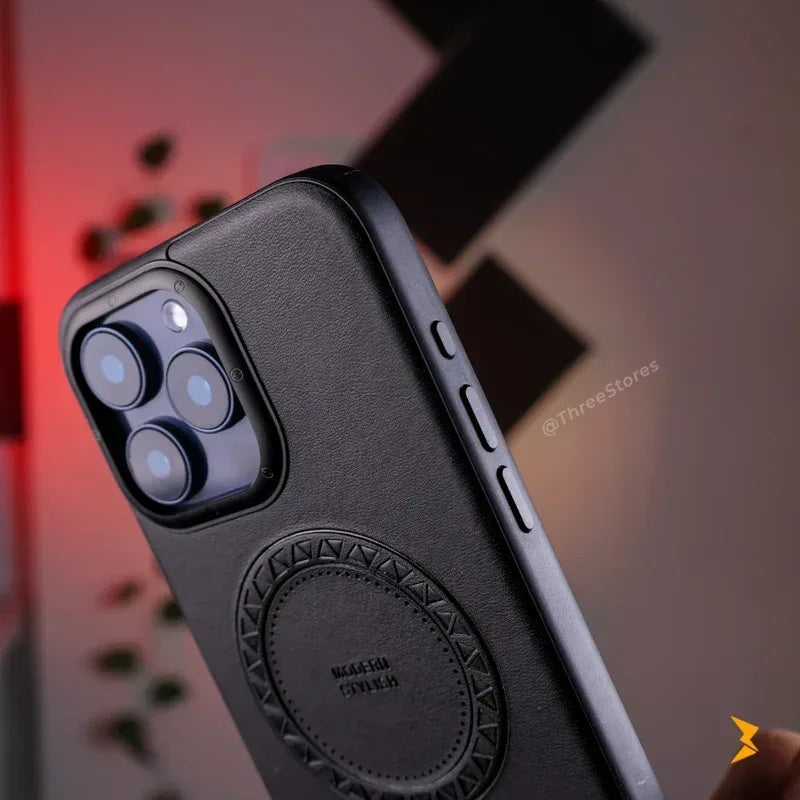 HDD Modern Leather Stand Case iPhone 16 Pro Max - Three