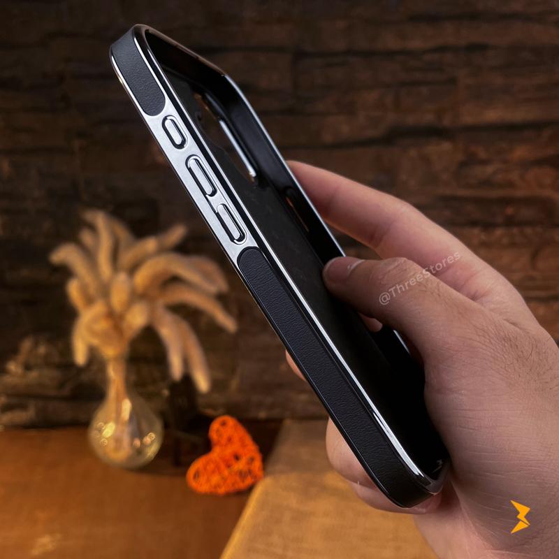 HDD Silver Leather Case iPhone 16