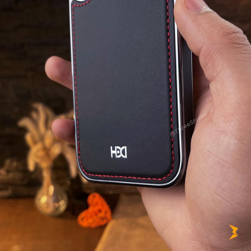HDD Silver Leather Case iPhone 16
