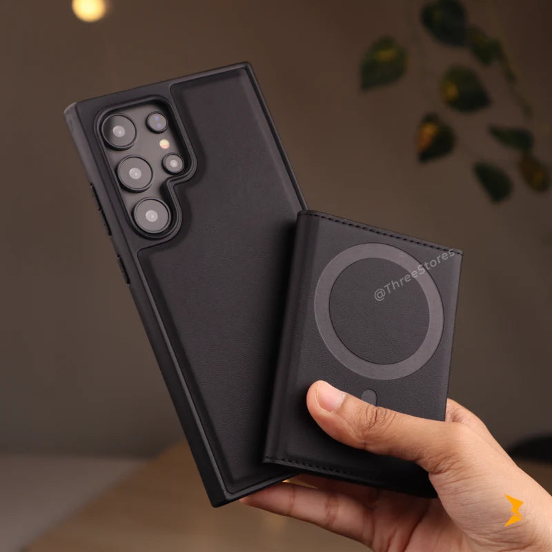 HDD Vox Leather Wallet Magsafe Case Samsung S24 Ultra
