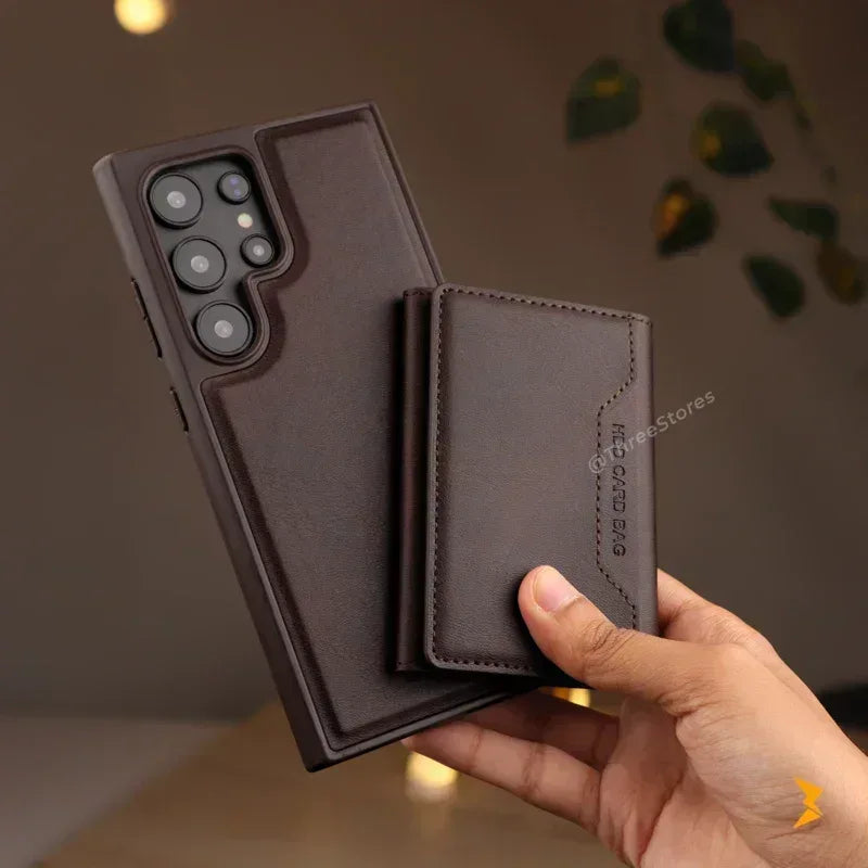 HDD Vox Leather Wallet Magsafe Case Samsung S25 Ultra - Three