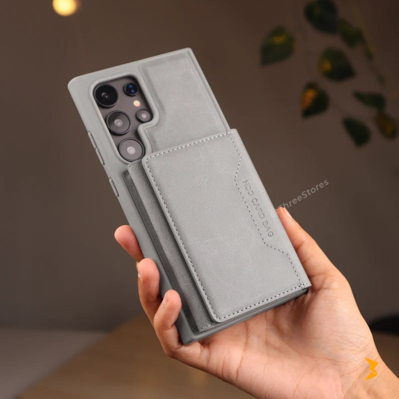 HDD Vox Leather Wallet Magsafe Case Samsung S24 Ultra