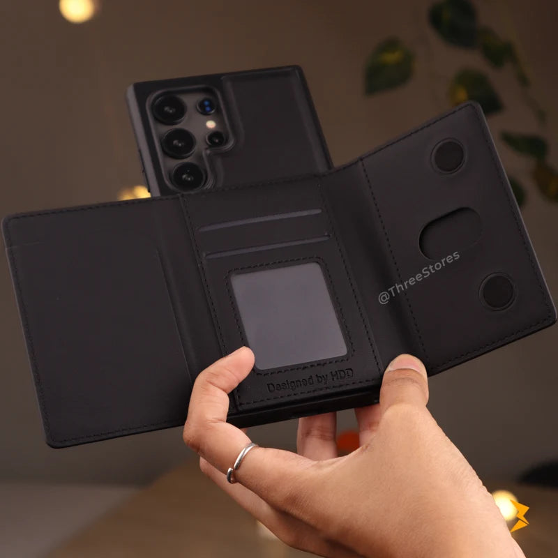 HDD Vox Leather Wallet Magsafe Case Samsung S25 Ultra