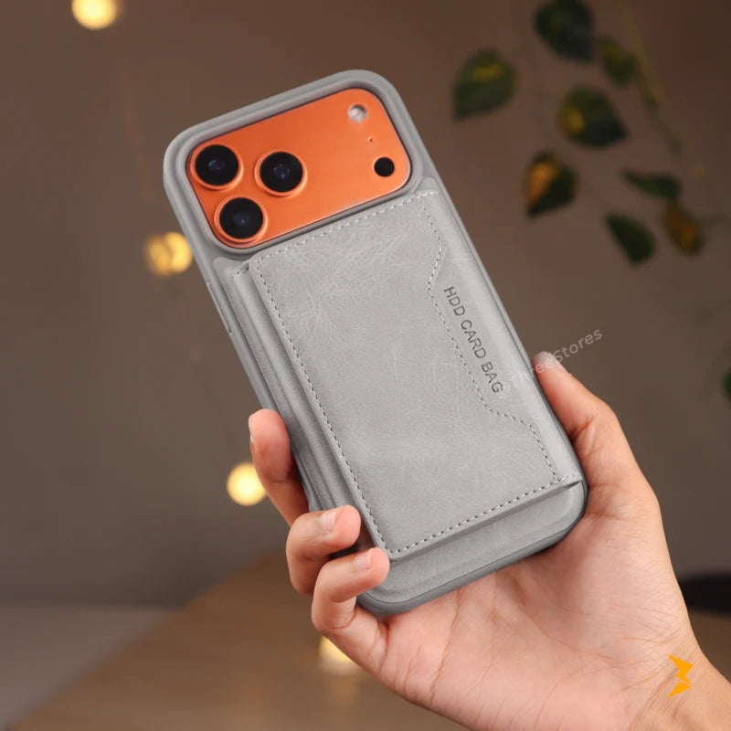 HDD Vox Leather Wallet Magsafe Case iPhone 17 Pro Max