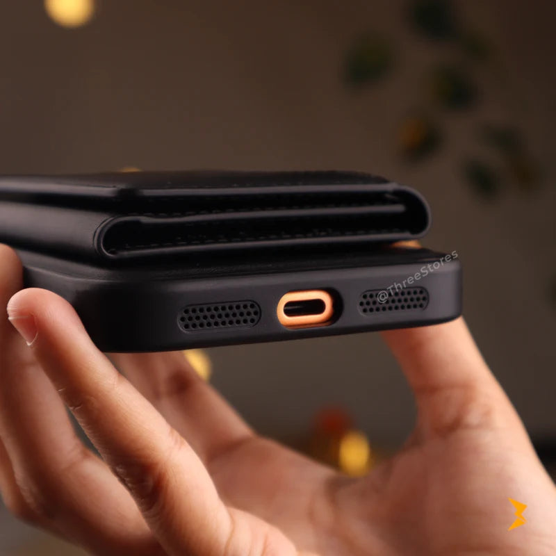 HDD Vox Leather Wallet Magsafe Case iPhone 17 Pro Max