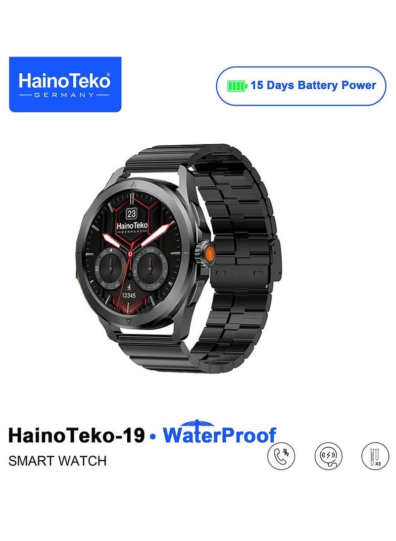 HainoTeko Metal Smart Watch - 19