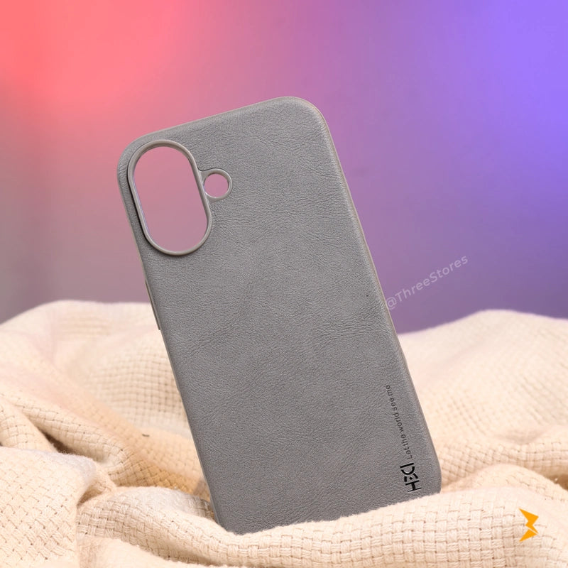 Hdd Sett Leather Case iPhone 16