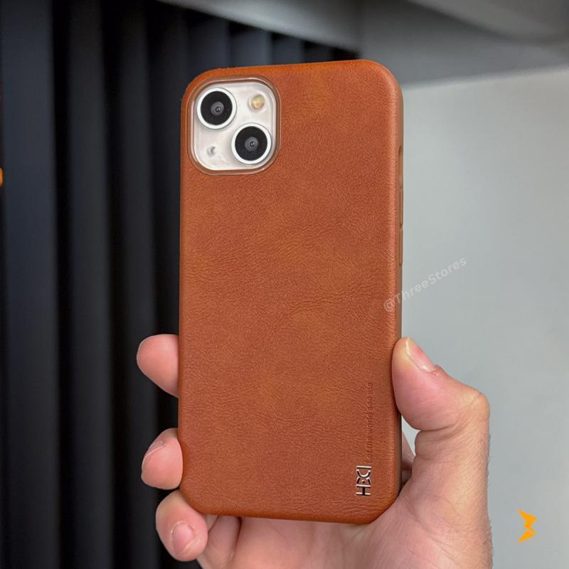 Hdd Sett Leather Case iPhone 13/14/15 - Three