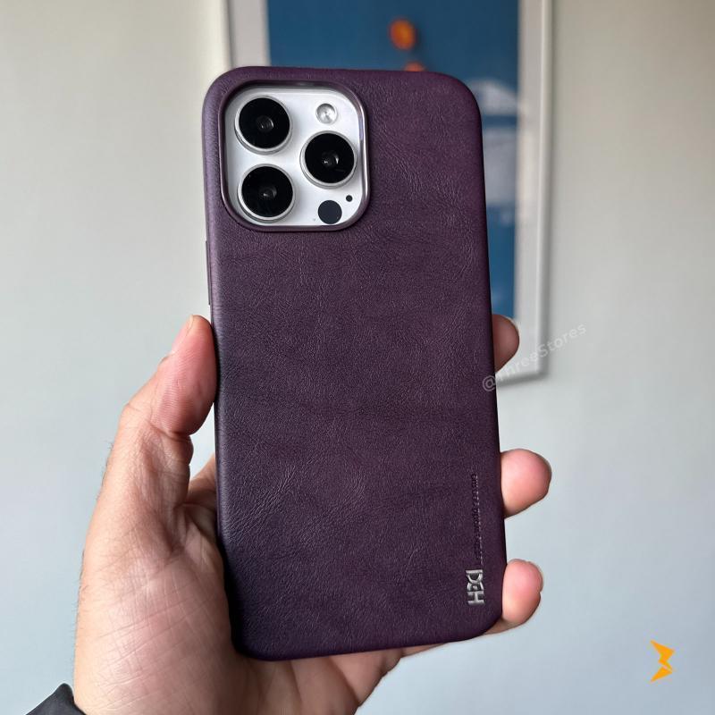 Hdd Sett Leather Case iPhone 14 Pro Max - Three