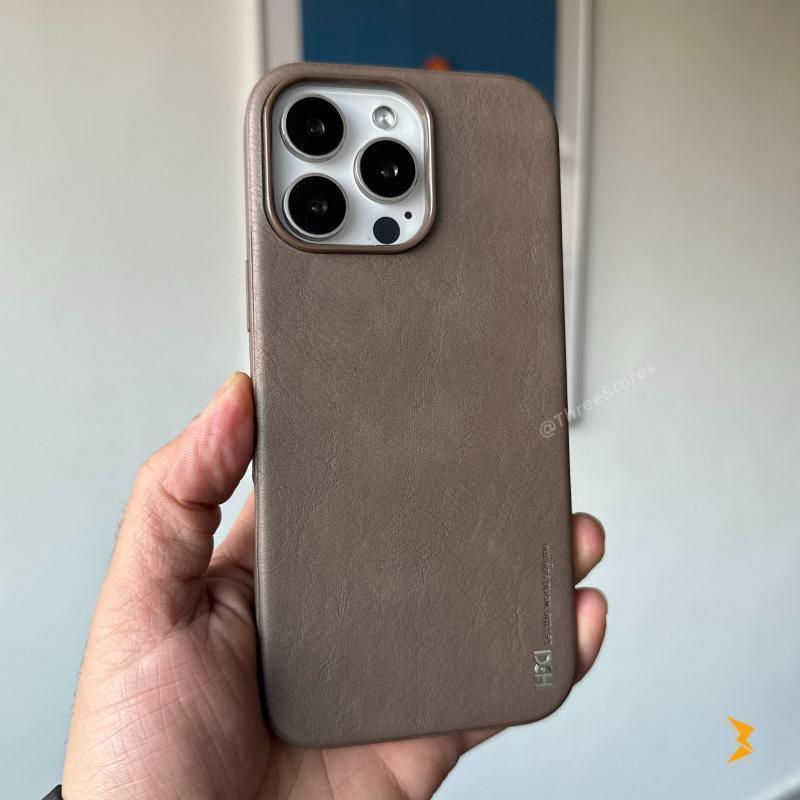 Hdd Sett Leather Case iPhone 16 Pro - Three