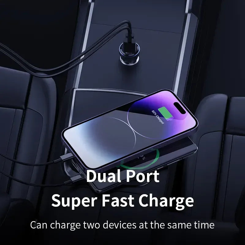 Recci Journey ON-Board 75W Car Charger RCC-N15 - Three