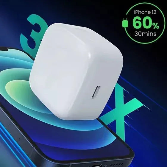 Recci PD 20W Wall Charger Folding Plug RCT-P05U - Three