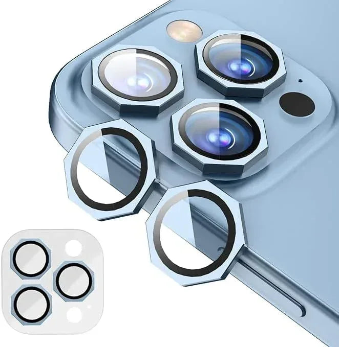 Hexagon Camera Lens iPhone 12 Pro Max - Three
