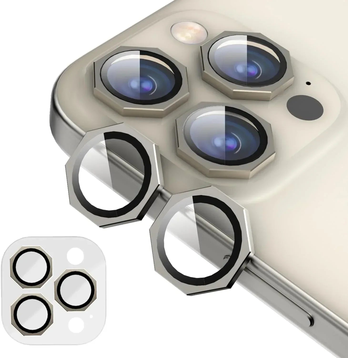 Hexagon Camera Lens iPhone 17 Pro Max - Three