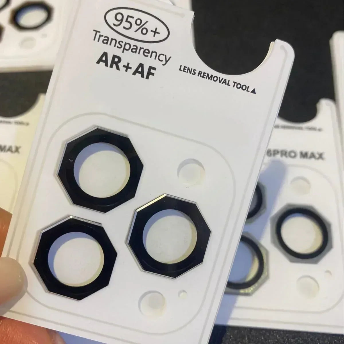 Hexagon Camera Lens iPhone 11 Pro Max - Three