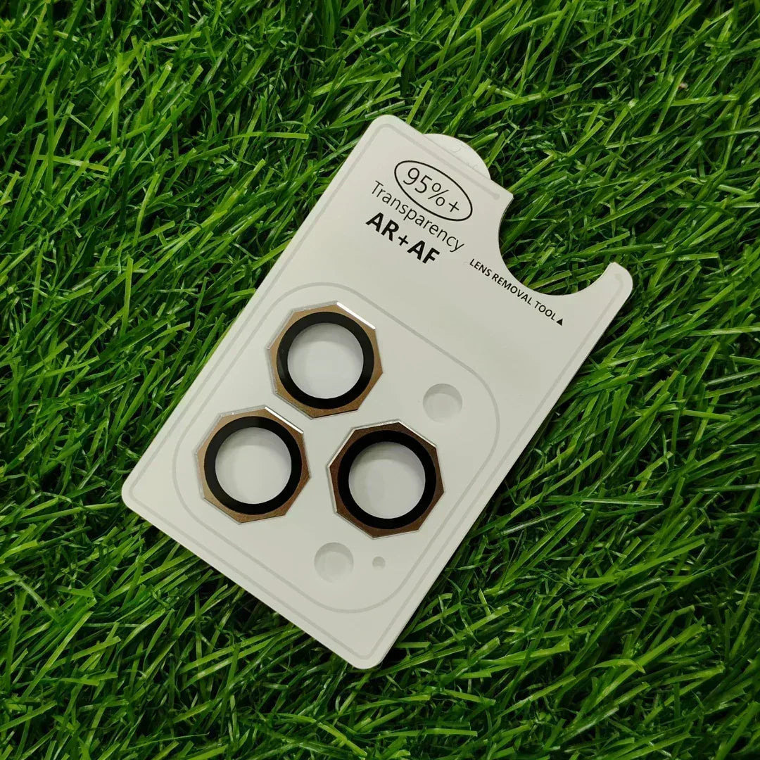 Hexagon Camera Lens iPhone 14 Pro Max - Three