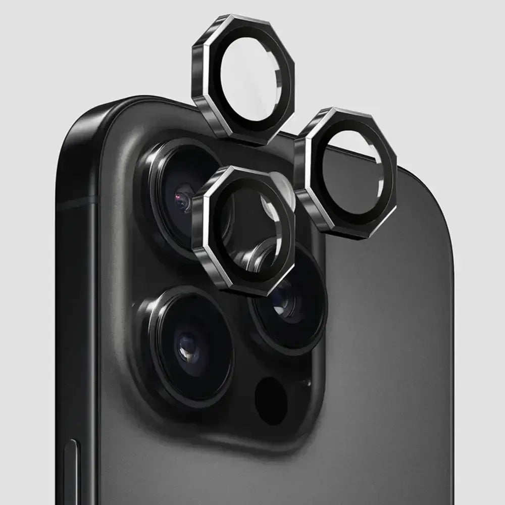 Hexagon Camera Lens iPhone 14 Pro Max - Three