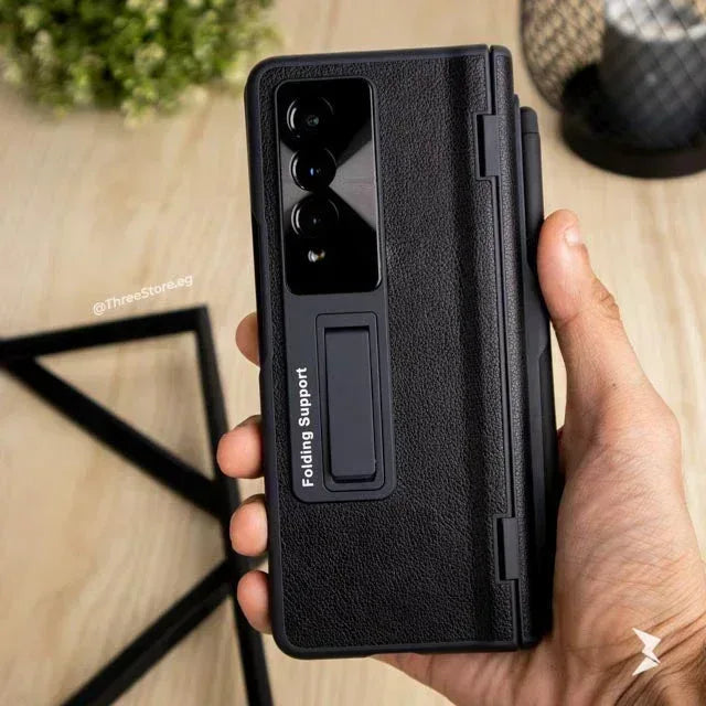 Hinged Protective with Pen Holder Case Samsung Z Fold 6 - Three