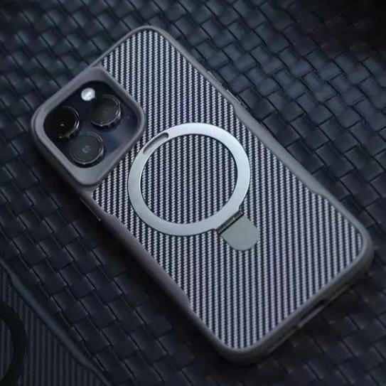 Holder Carbon Magsafe Case iPhone 13 Pro Max - Three