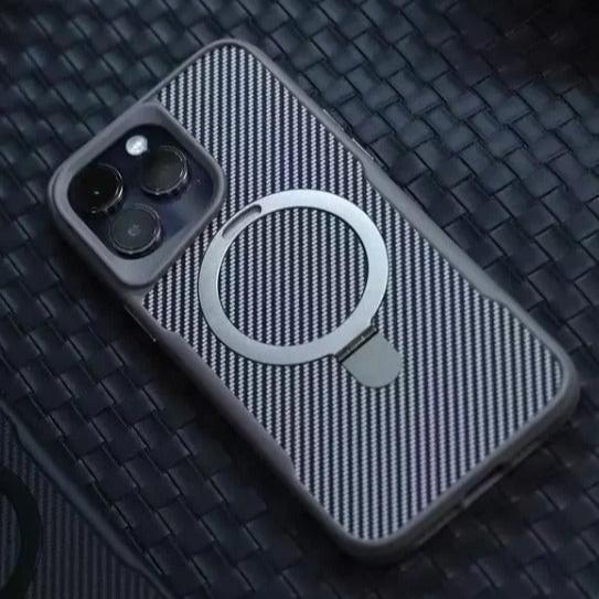 Holder Carbon Magsafe Case iPhone 16 Pro Max - Three