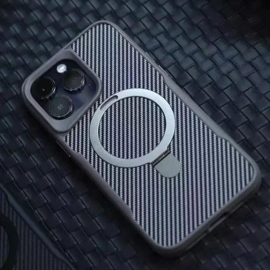 Holder Carbon Magsafe Case iPhone 14 Pro Max - Three