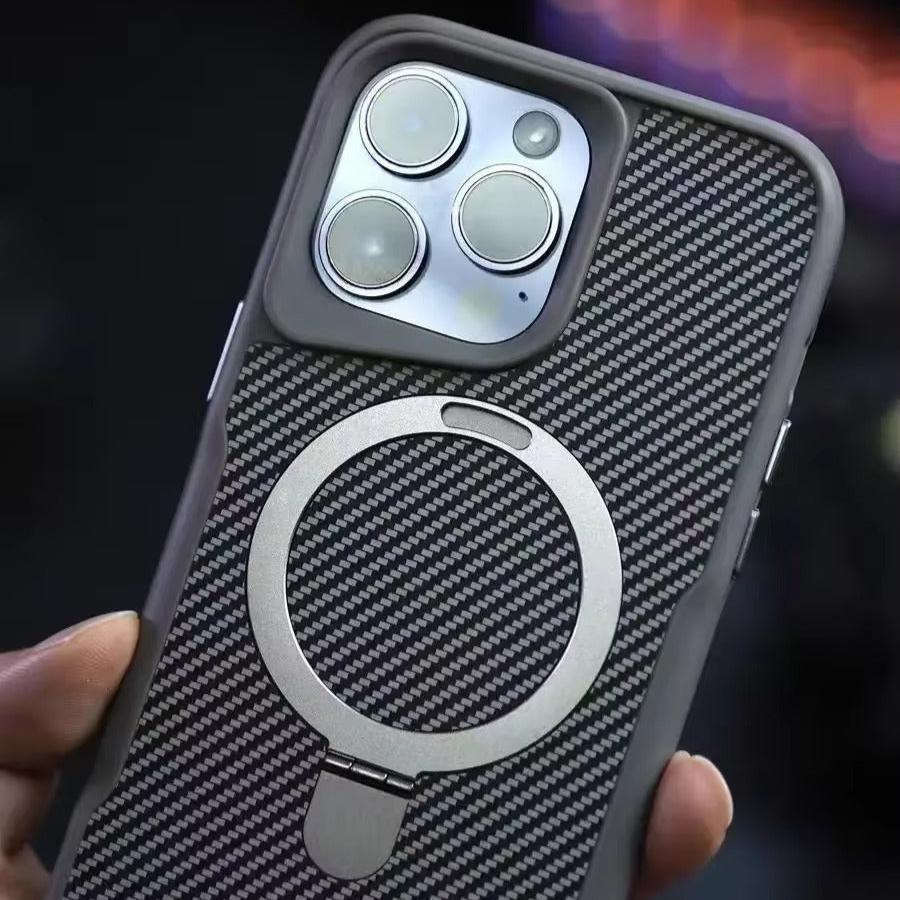 Holder Carbon Magsafe Case iPhone 13 Pro Max - Three