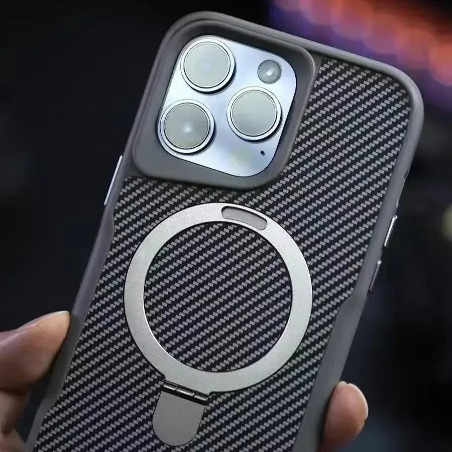 Holder Carbon Magsafe Case iPhone 15 Pro Max - Three