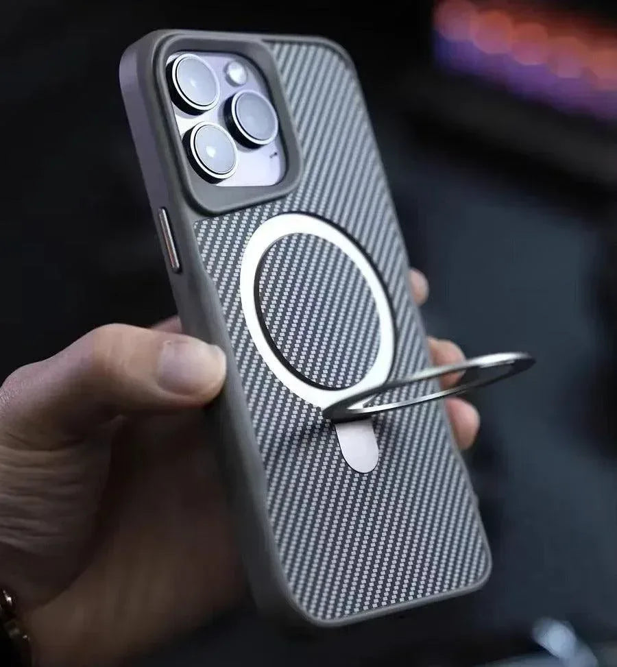 Holder Carbon Magsafe Case iPhone 14 Pro Max - Three