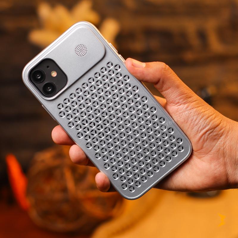 Honeycomb Hole Silicone Case iPhone 11