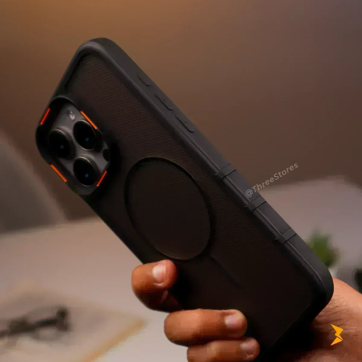 Hush Dark Magsafe Case iPhone 16 Pro Max - Three