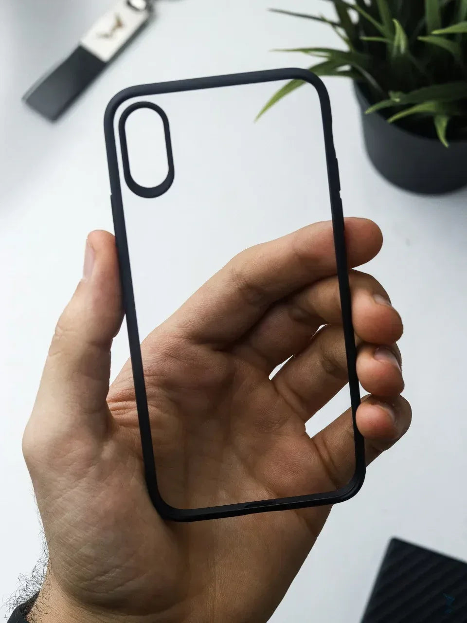 Q Series TPU Clear Back Case iPhone X Max - Three