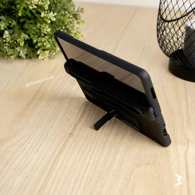 Hinged Protective with Pen Holder Case Samsung Z Fold 3 - Three