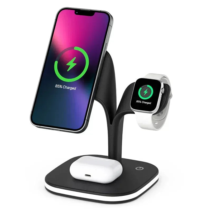 Bloom 5 in 1 Wireless Charging Station - Three