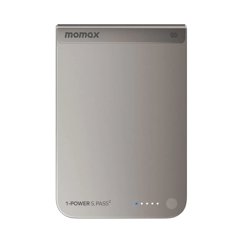 Momax 1-Power S.Pass² 10000mAh Semi SSB Magnetic Wireless Battery Pack 25W