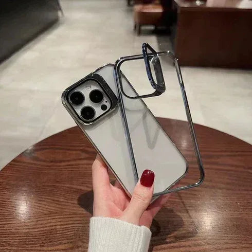 Invisible Folding Holder Camera Stand Case iPhone 13 Pro - Three