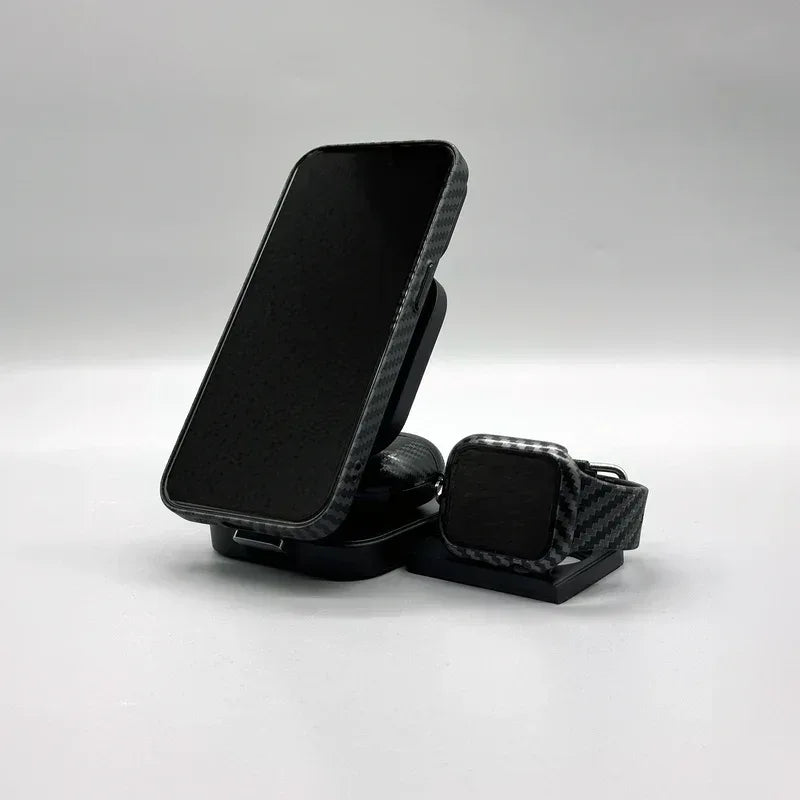 Lanex 3 in 1 Magnetic Stand Wireless Charging 15W LW12 - Three