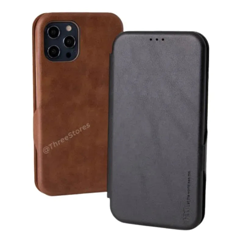 HDD Flip Wallet Leather Case iPhone 12 Pro Max - Three