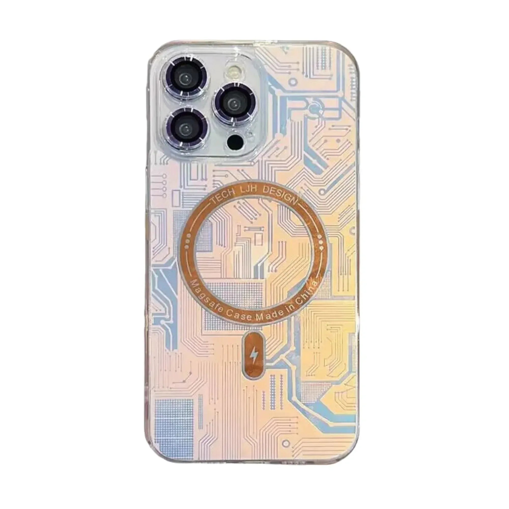 Laser Colorful Magsafe Case iPhone 13 Pro Max - Three