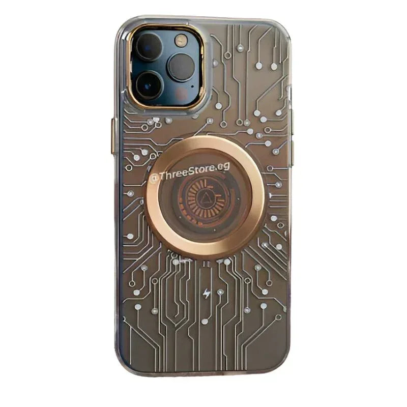 Circuit Board Magnetic Magsafe Phone Case iPhone 14 Pro - Three