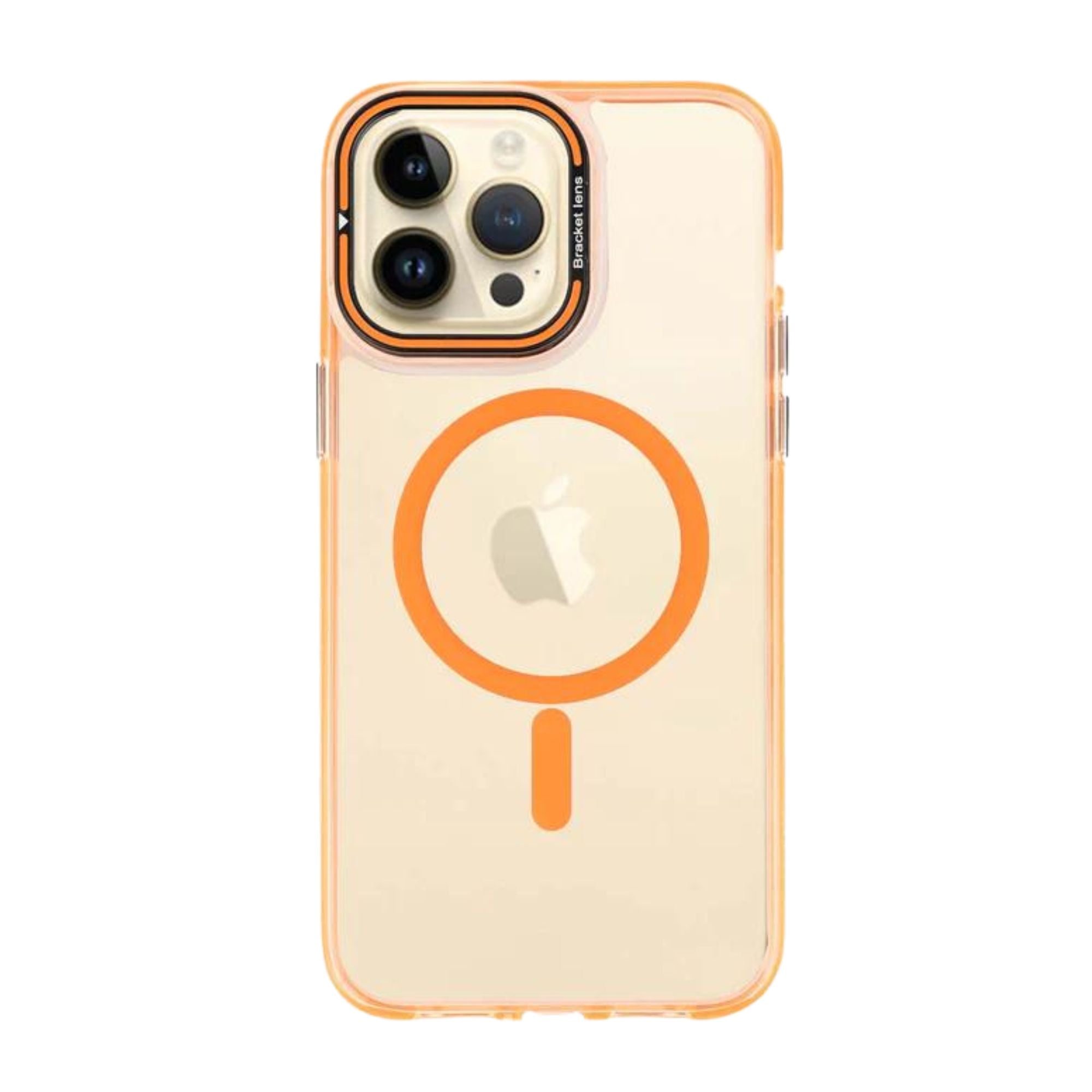 Bracket Lens Transparent Magsafe Case iPhone 15 Pro Max
