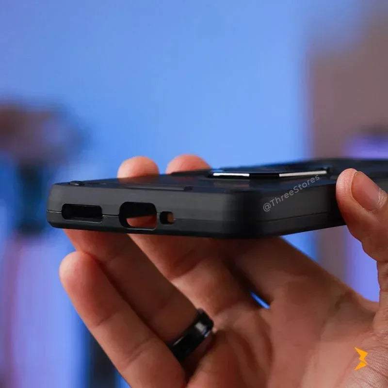 Iron Armor Stand Case Oppo Reno 13F - Three