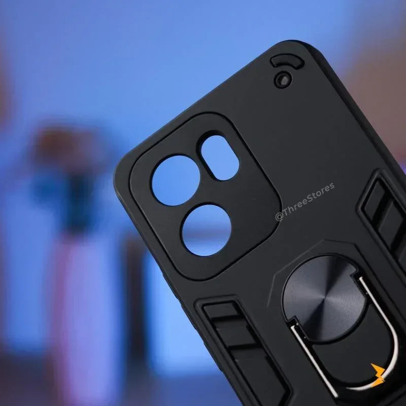 Iron Armor Stand Case Oppo Reno 13F - Three