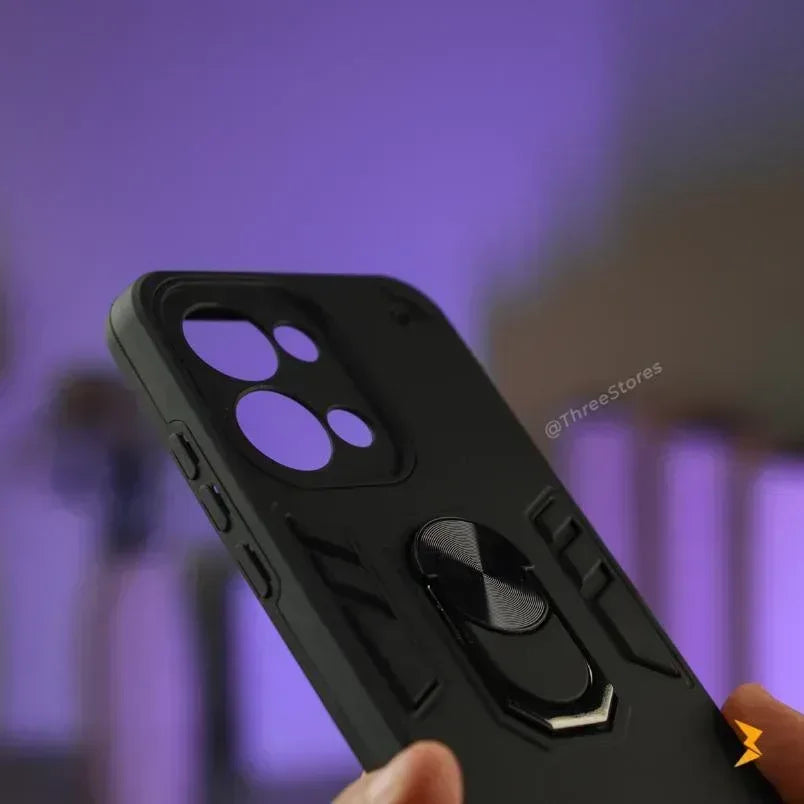 Iron Armor Stand Case Oppo Reno 13 Pro - Three