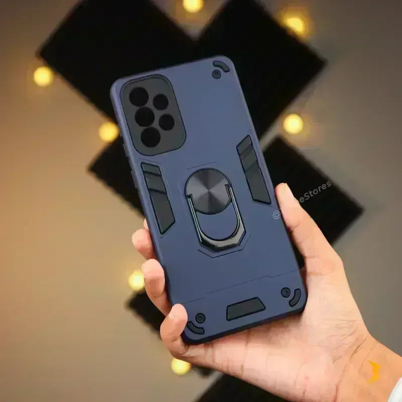 Iron Armor Stand Case Samsung A73 - Three