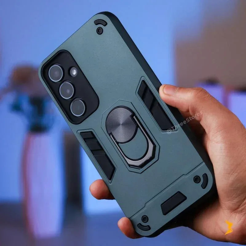 Iron Armor Stand Case Samsung A55 - Three