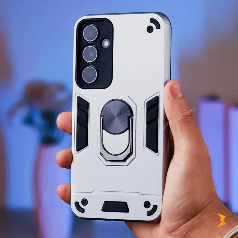 Iron Armor Stand Case Samsung A35 - Three